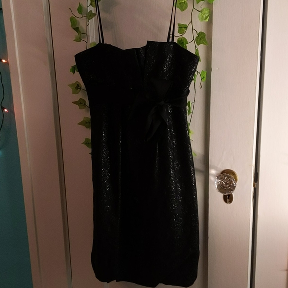 Bcbgmaxazria sparkle bow dress - Picture 1 of 9
